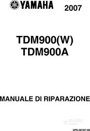 Manuale di officina TDM 900