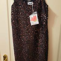 Vestito donna con paiettes TG Unica NUOVO