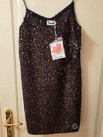 Vestito donna con paiettes TG Unica NUOVO