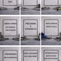 Set 9 stampe motivazionali per officine