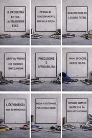 Set 9 stampe motivazionali per officine