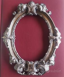 antica cornice in argento  800