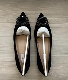LK Bennett London black suede flats (new with tags