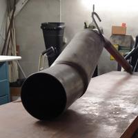 Marmitta artigianale sportiva per panda 141 2wd