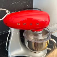 Impastatrice smeg 50 style rossa