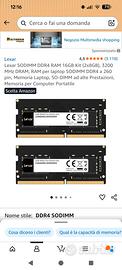 Ram Lexar 16 gb