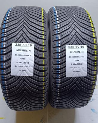 2 GOMME 235 50 19 MICHELIN 4 STAGIONI RIF4495