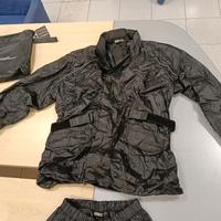 completo antipioggia moto, pantalone  moto