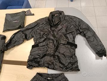 completo antipioggia moto, pantalone  moto