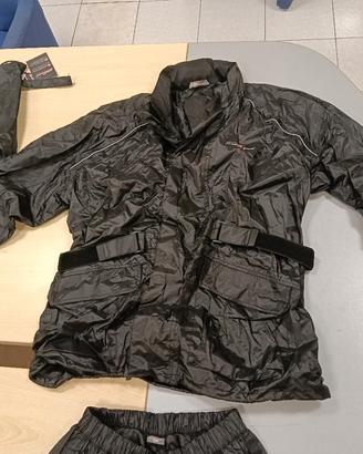 completo antipioggia moto, pantalone  moto