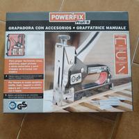 Graffatrice manuale Powerfix Profi+ con accessori