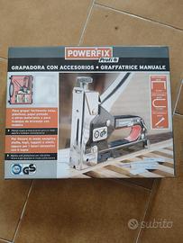 Graffatrice manuale Powerfix Profi+ con accessori