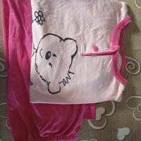 pigiama bambina 10/11 anni cotone
