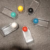 GUZZINI anni 80 - ferma-tovaglioli multicolore  - 