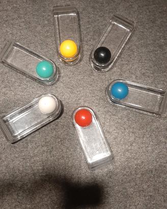 GUZZINI anni 80 - ferma-tovaglioli multicolore  - 