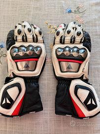 Guanti Dainese Full Metal D1- Nero/Bianco/Rosso Fl