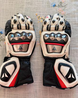 Guanti Dainese Full Metal D1- Nero/Bianco/Rosso Fl