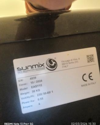 impastatrice a spirale sunmix