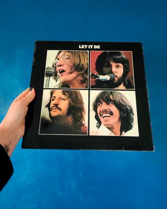 disco in vinile dei Beatles let it be