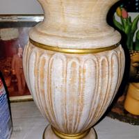 bellissim0 vaso con intarsi in oro 