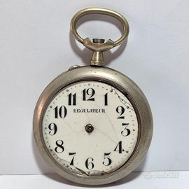 Antico Orologio Da Tasca Regulateur Big Size 68mm