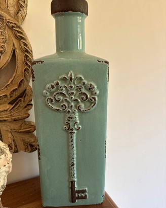 Bottiglia decorativa shabby