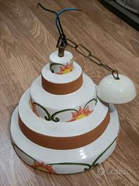 Lampadario in ceramica 
