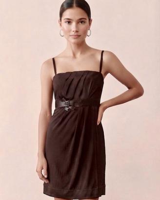 TWIN SET abito donna nero tg.38 IT