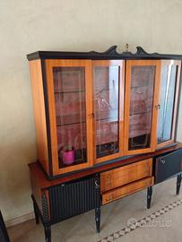 Credenza Vetrina Vintage Anni '50/'60 – Modernaria
