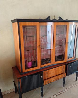 Credenza Vetrina Vintage Anni '50/'60 – Modernaria