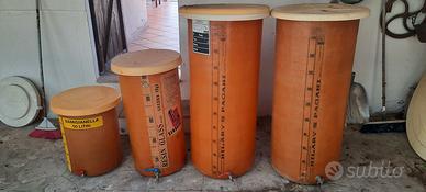 Damigiana - pigia - diraspatrice - mastello - tino