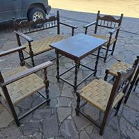 Salottino Vintage in legno massello