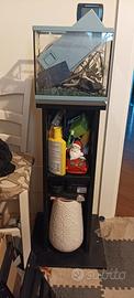 Mobile acquario ed acquario 15Lt