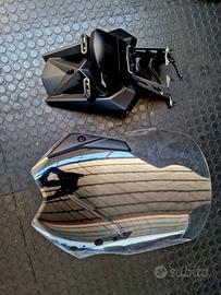 Portatarga + Cupolino Yamaha T-Max 530 - 2012