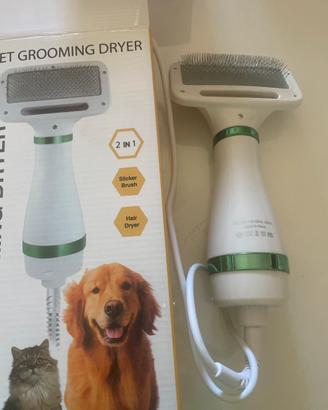 Pettine cane con asciugatura a corrente