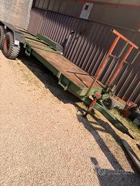 Rimorchio pianale Mattedì targato gemellato