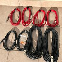 Cavi XLR audio vari