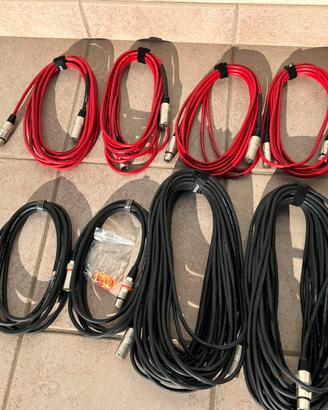 Cavi XLR audio vari