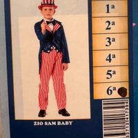 vestito di carnevale zio sam 