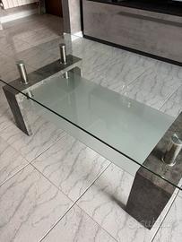 Tavolino in vetro