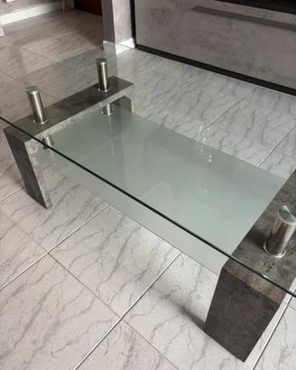 Tavolino in vetro