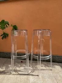 Sgabelli kartell charles ghost