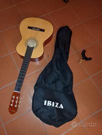 CHITARRA CLASSICA IBIZA 4/4  completa di kit