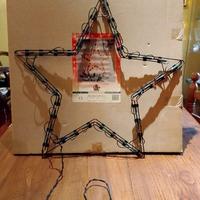 Decorazione luminosa natalizia a stella