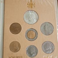 Divisionale Vaticano 1984 con 1000 lire d'argento