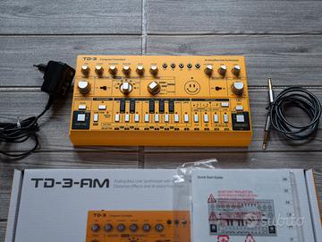 Behringer TD-3 analog bass synthesizer (yellow)