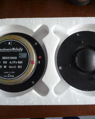 Motorola tweeters, Rcf Ciare Marantz mid-range