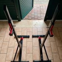 Rack regolabile con portapesi per homegym