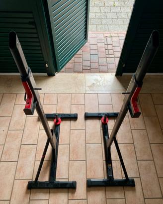 Rack regolabile con portapesi per homegym