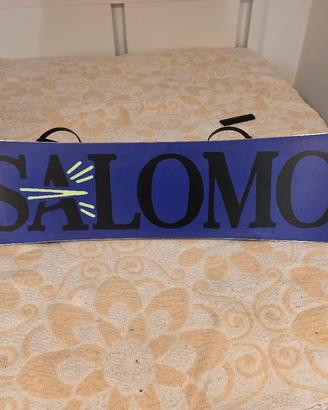 snowboard salomon con attacchi drake